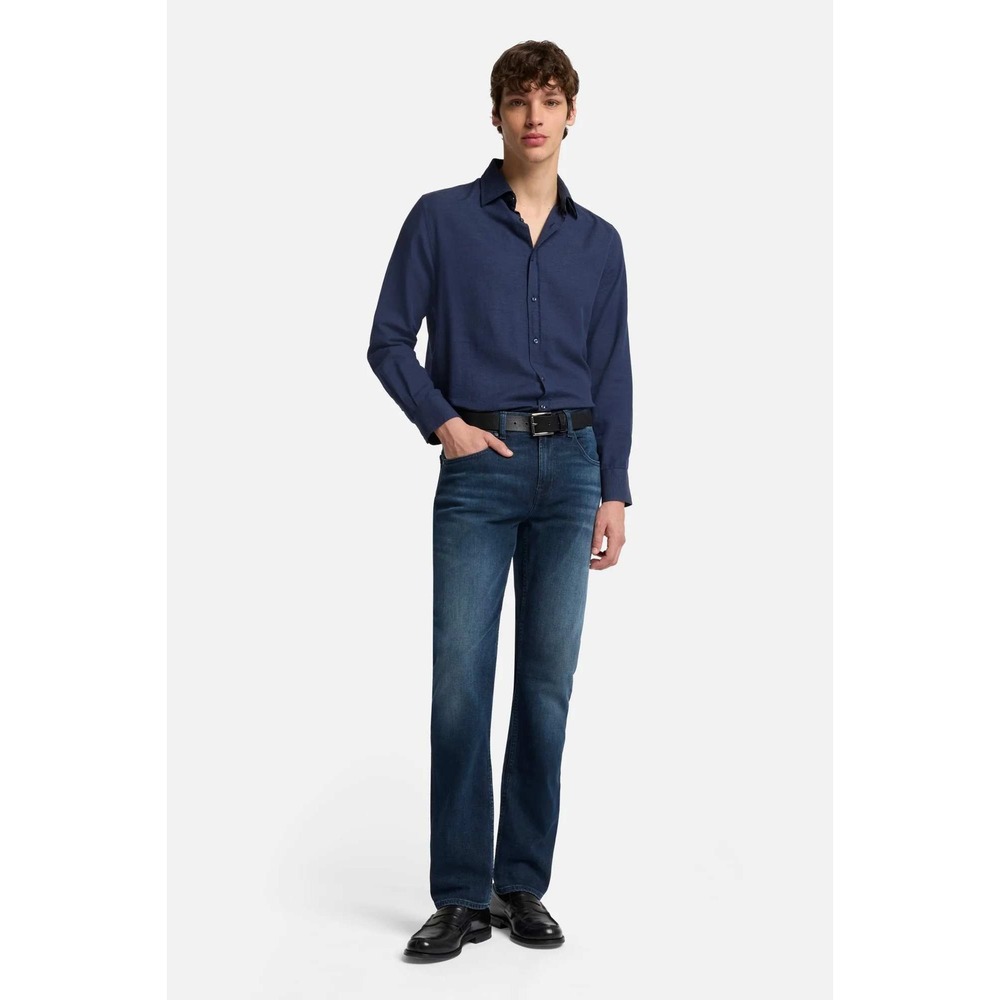 7 For All Mankind The Straight Jeans Mens 40 Rinse Blue Luxe Performance